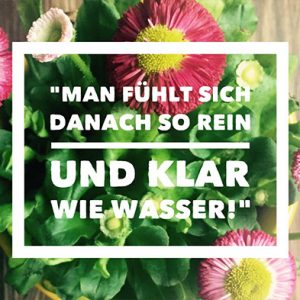 Instagram: Man fühlt sich danach so rein und klar wie Wasser!